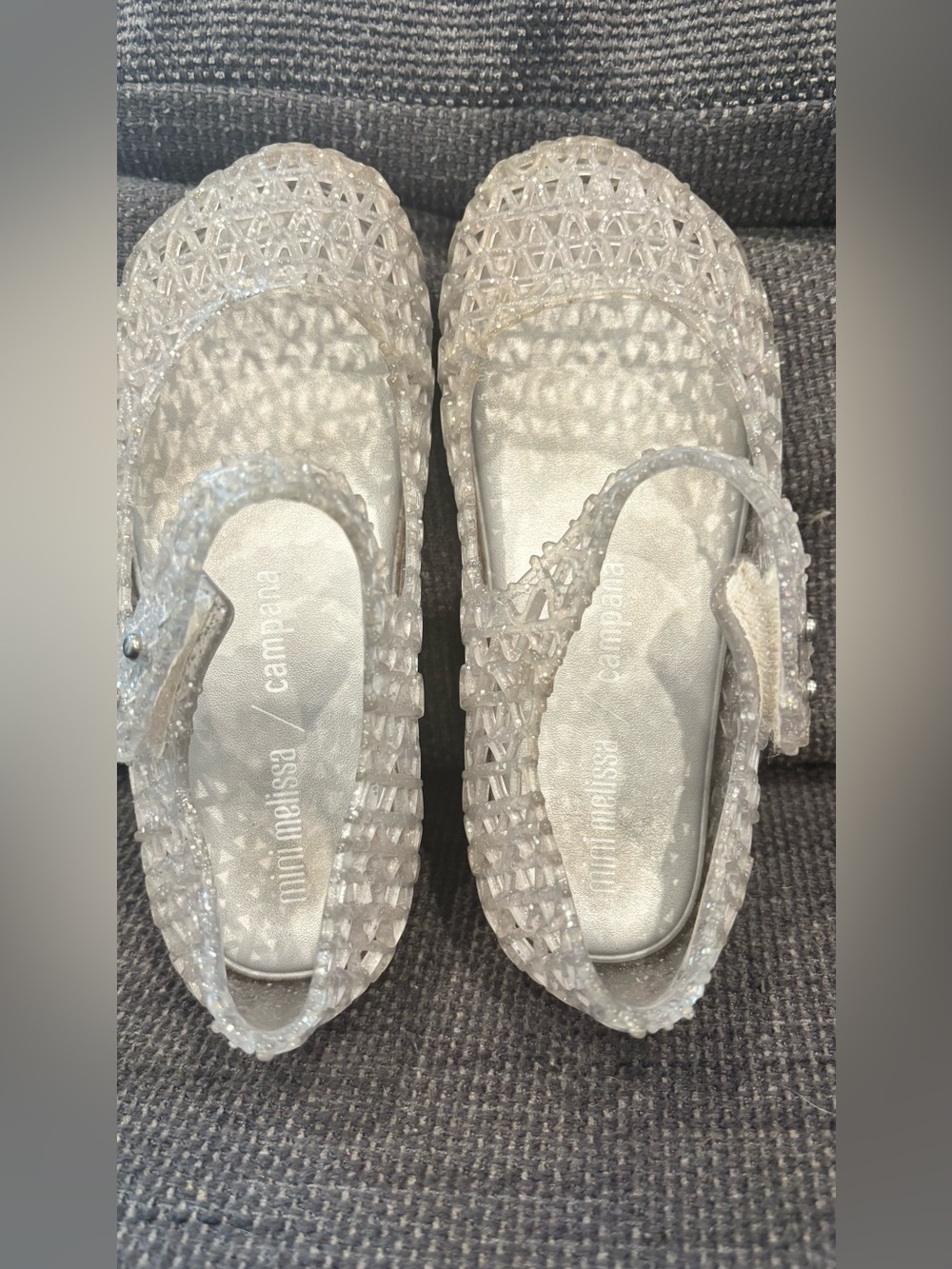 Mini Melissa Clear Jelly Mary Jane Sandals